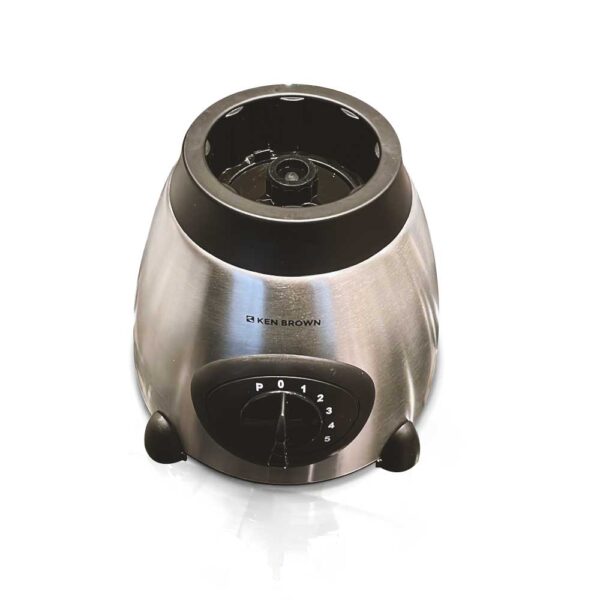 Licuadora Ken Brown Kbl-800 1,5l 800w Jarra Vidrio Plateado - Imagen 2