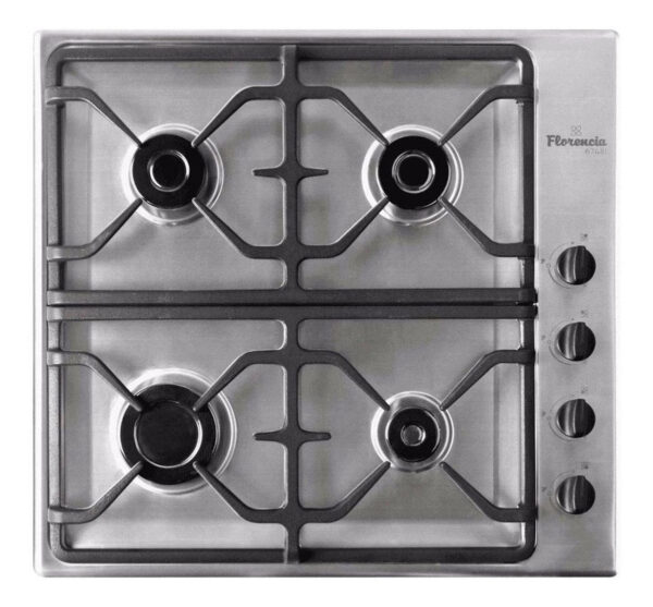 Anafe Empotrable Acero Inox Florencia Gas 4 Hornallas Color Acero inoxidable 6748i