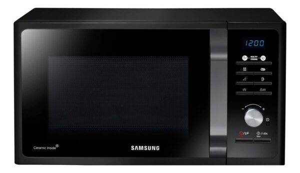 Microondas Grill Samsung De Interior Cerámico Mg23f3k3ta 23l