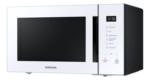 Microondas Samsung Bespoke Grill Fry Ceramico 30 L Blanco