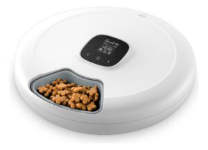 Racionador de alimentos para mascota Smart-tek Pf300 color blanco