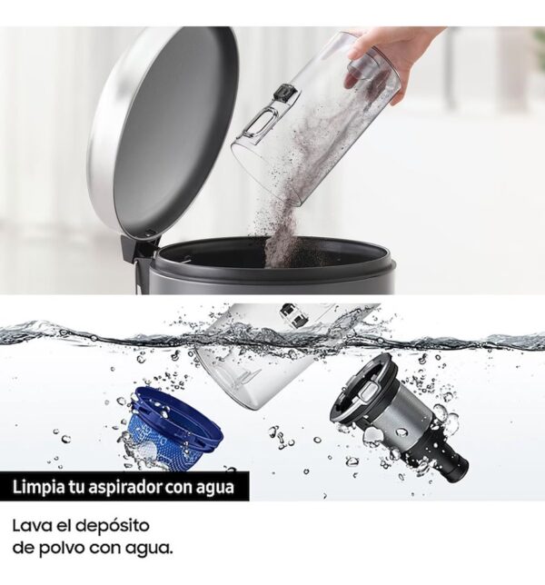 Samsung Aspiradoras Inalámbrica Jet 75 oro 220V 0.8L - Imagen 8