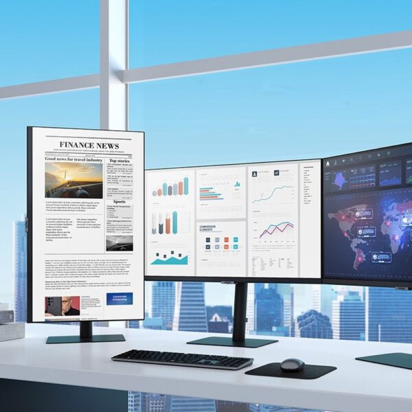Monitor Samsung Viewfinity S6 27" IPS QHD Negro, Ergonómico, USB Hub, Flicker-Free - Imagen 4