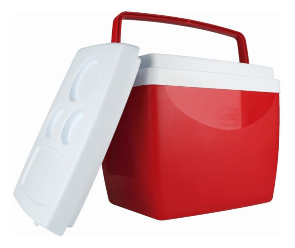 Lunchera Conservadora Camping Mor De 26 L Color Rojo