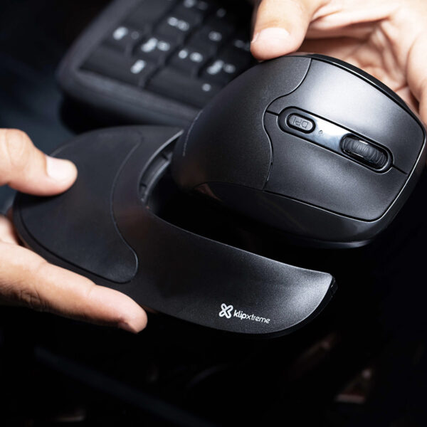 Mouse Inalámbrico Usb Klip Xtreme Negro Kmw760 - Imagen 3