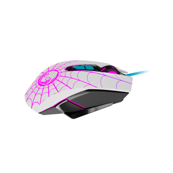 Mouse Gamer Xtech Spider Woman Xtmm520sg 7 Botones Luz Rgb