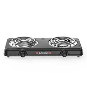 Anafe Eléctrico Eurocook 5703 2 Hornallas 2000w Regulable